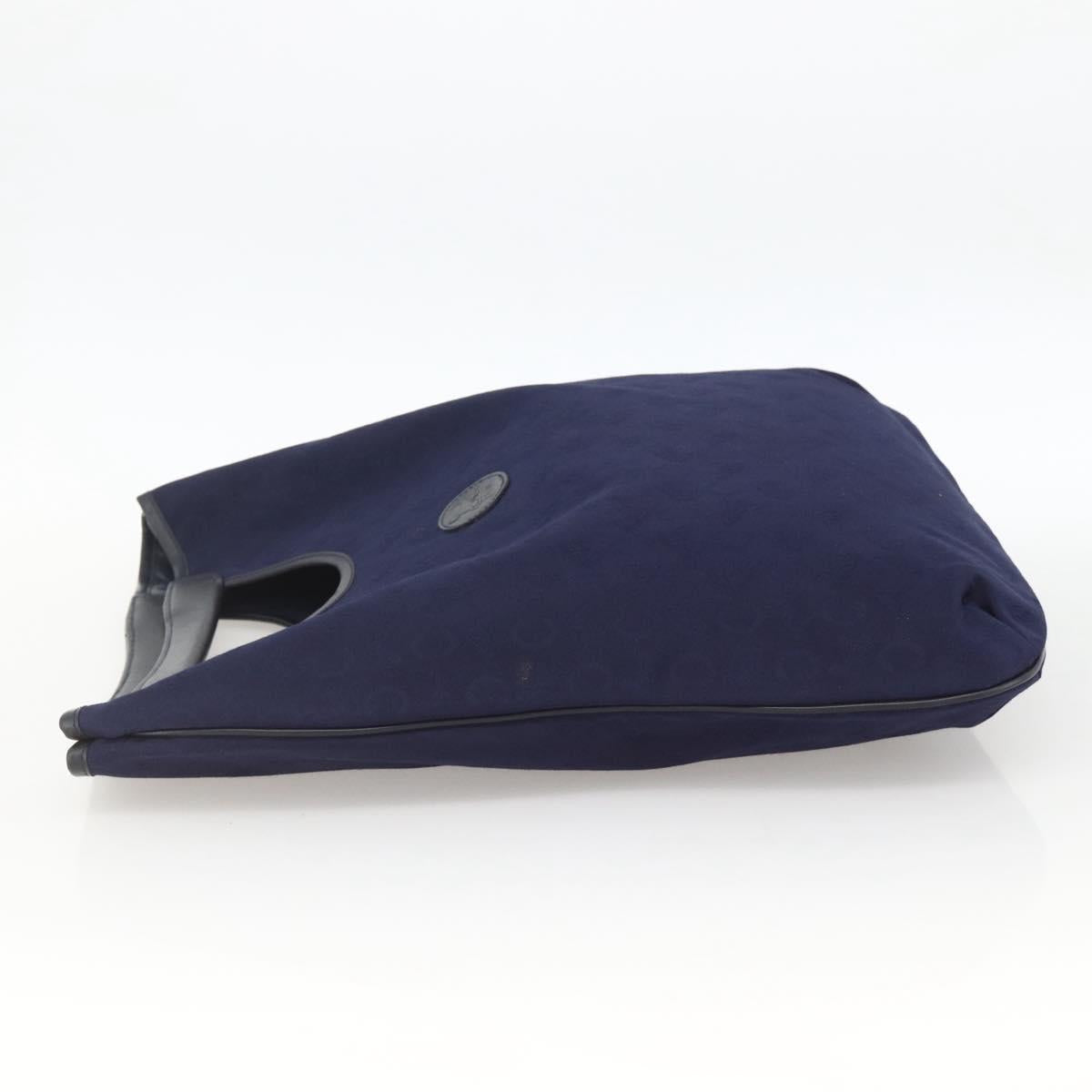 CELINE C Sulky Hand Bag Canvas Navy Auth BA11982A