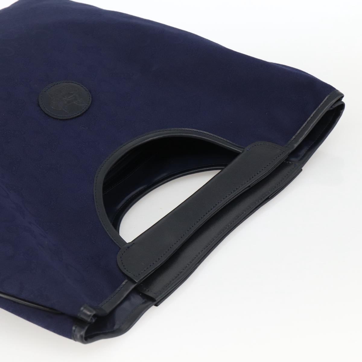 CELINE C Sulky Hand Bag Canvas Navy Auth BA11982A