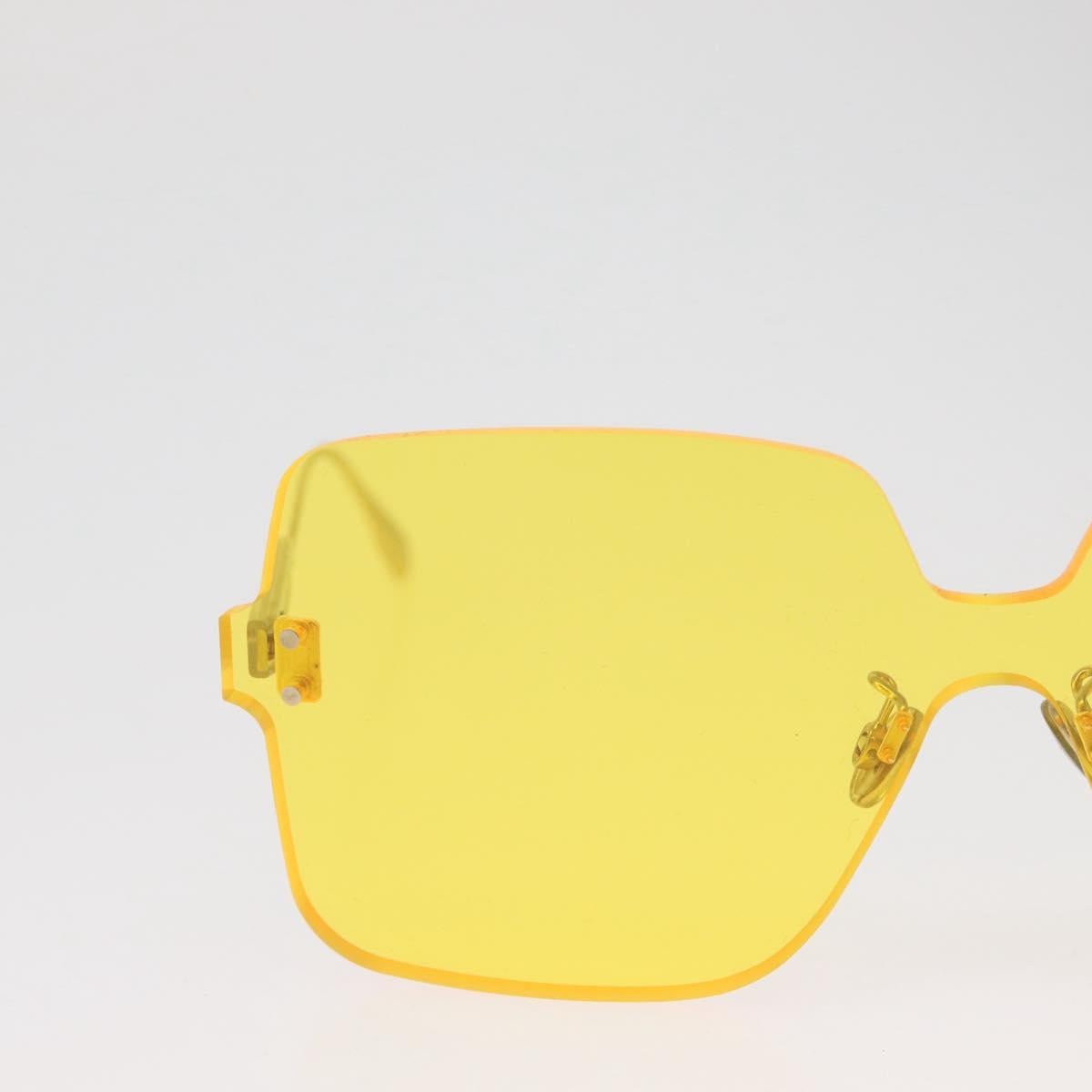 Christian Dior Sunglasses metal Yellow Auth BA11988M