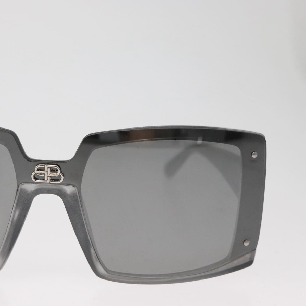 BALENCIAGA Sunglasses plastic Silver BB0081S Auth BA12014M
