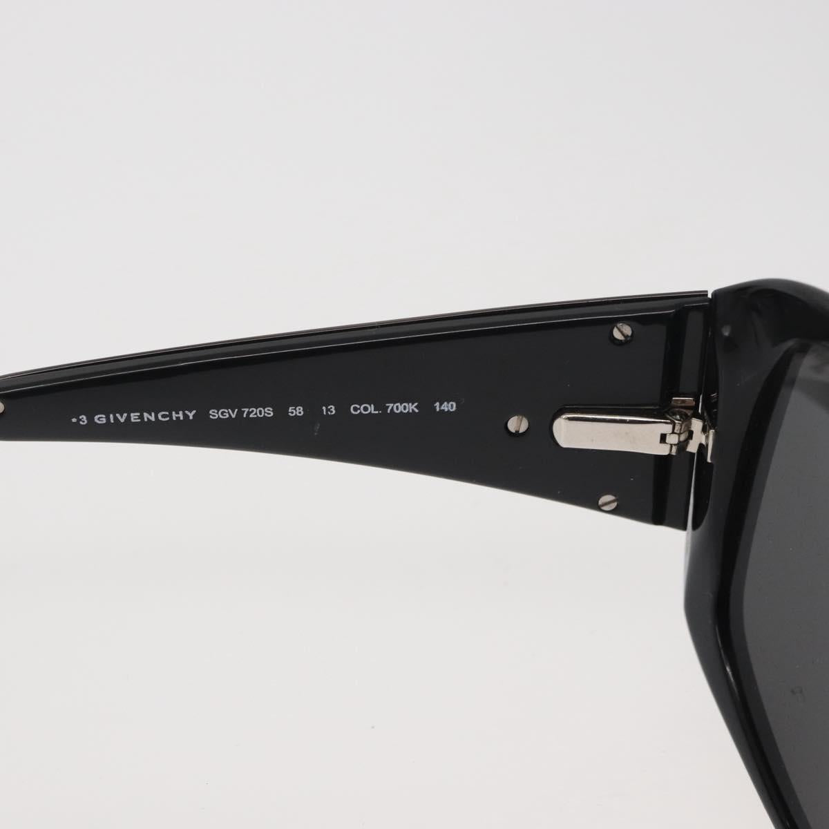 GIVENCHY Sunglasses plastic Black SGV720S Auth BA12016A