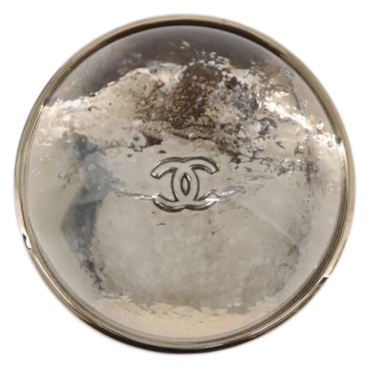 CHANEL COCO Mark Magnifier metal Clear CC Auth BA12017M