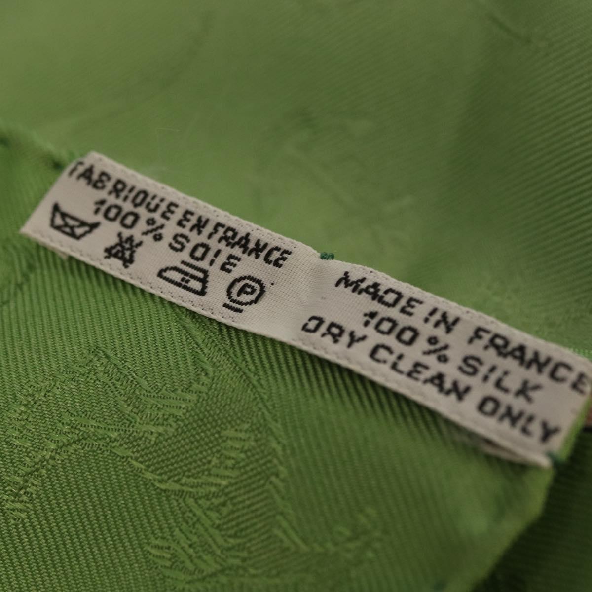 HERMES Carre 90 Scarf ""Orbis Australis"" Silk Green Auth BA12023A