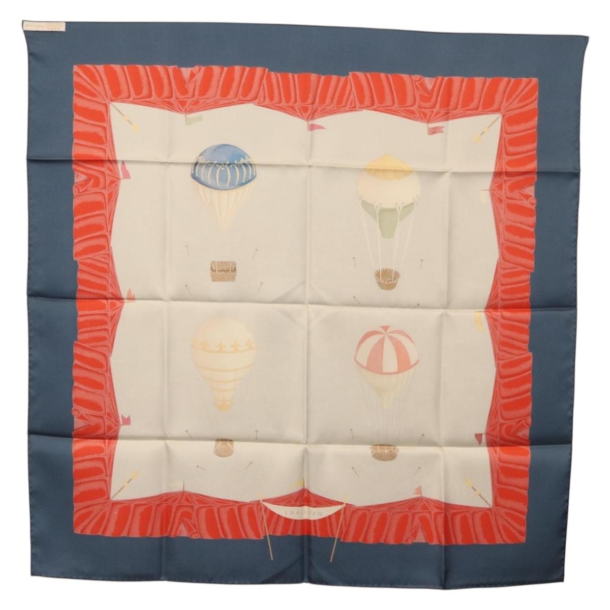 BVLGARI Scarf Silk Multicolor Auth BA12024A