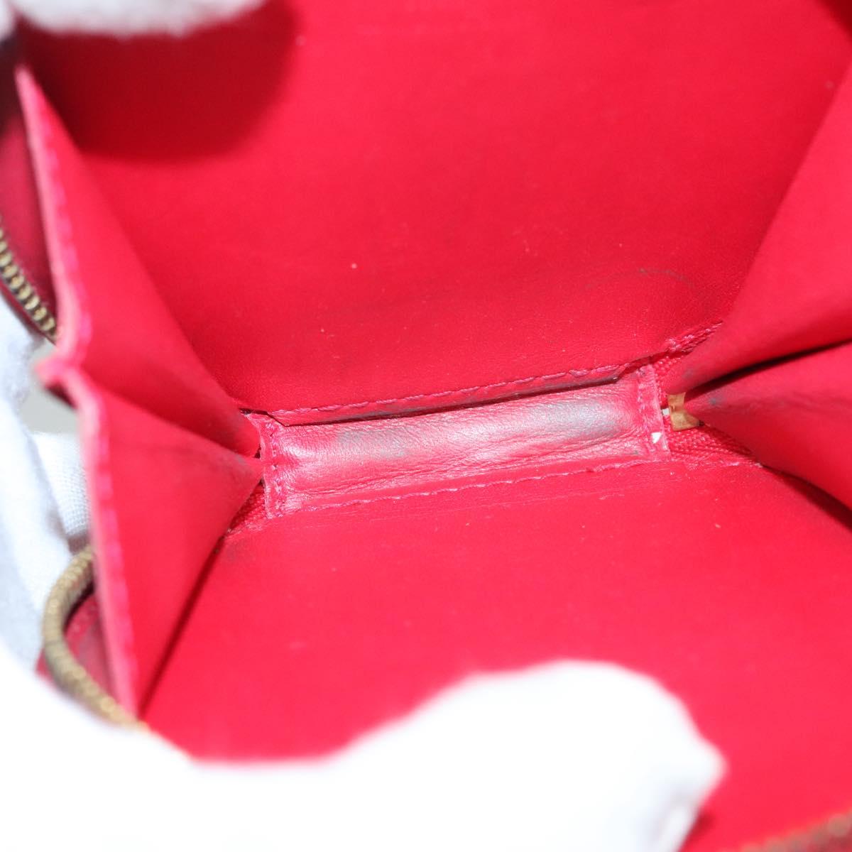 LOUIS VUITTON Vernis Dot Infinity Porte Monnaie Chapeau M91570 LV Auth BA1203