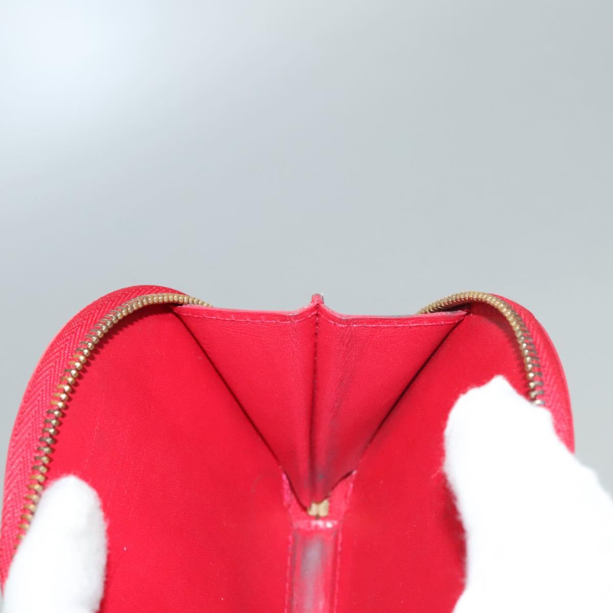 LOUIS VUITTON Vernis Dot Infinity Porte Monnaie Chapeau M91570 LV Auth BA1203