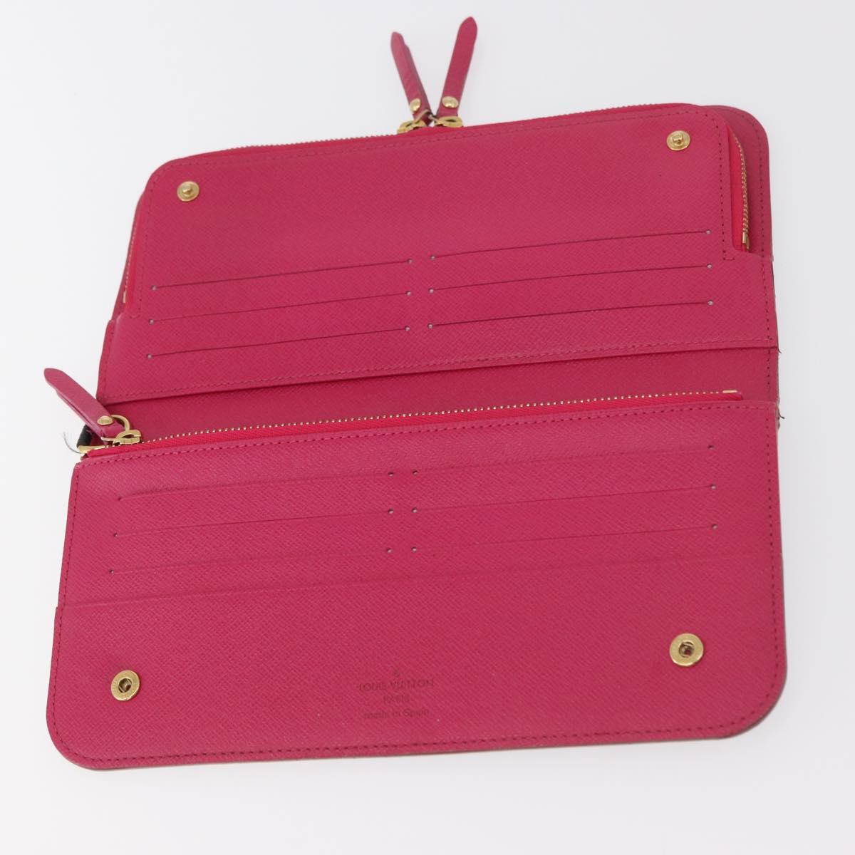 LOUIS VUITTON Multicolor PortefeuilleInsolite Wallet Black M60271 Auth BA12055A