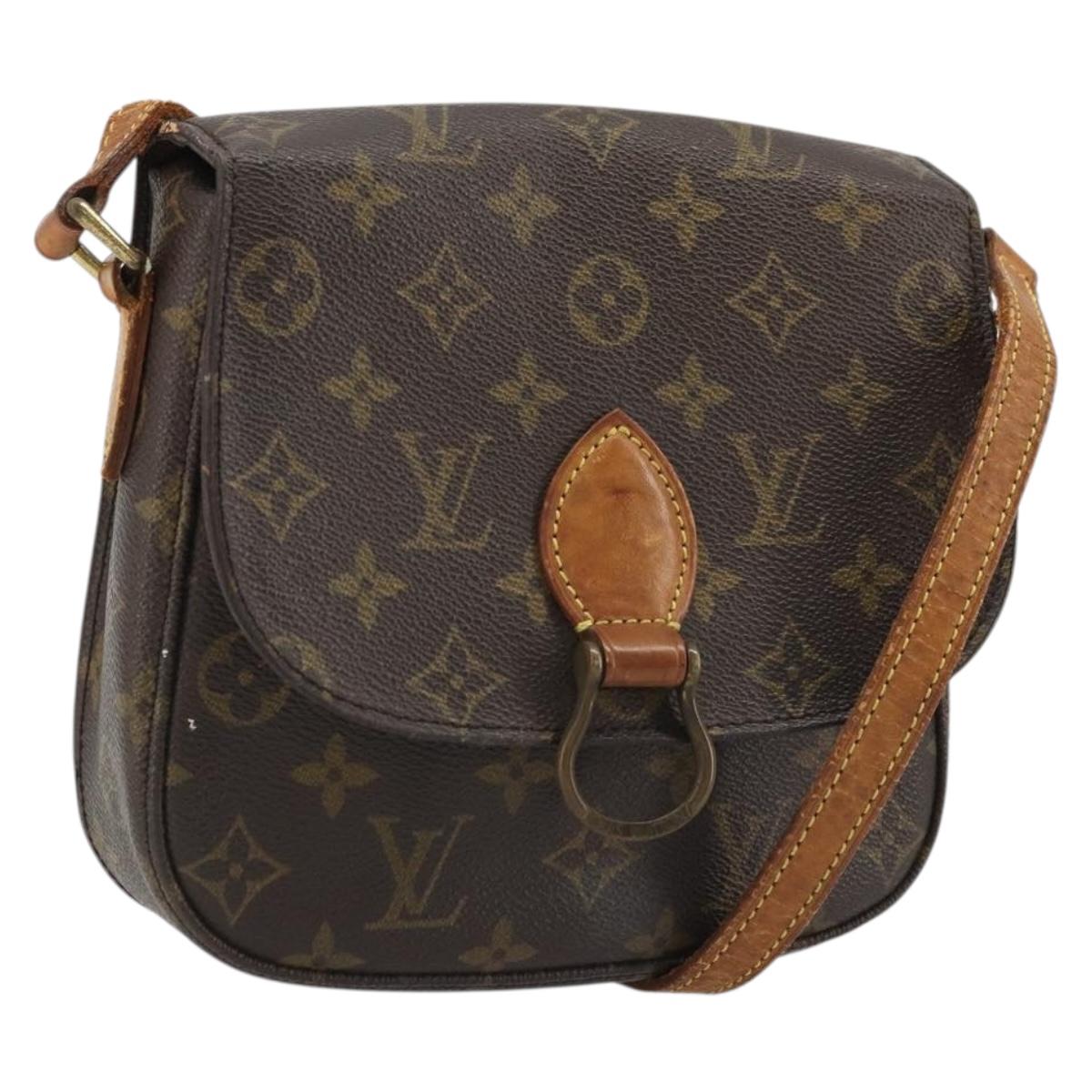 LOUIS VUITTON Monogram Saint Cloud MM Shoulder Bag M51243 LV Auth BA12060