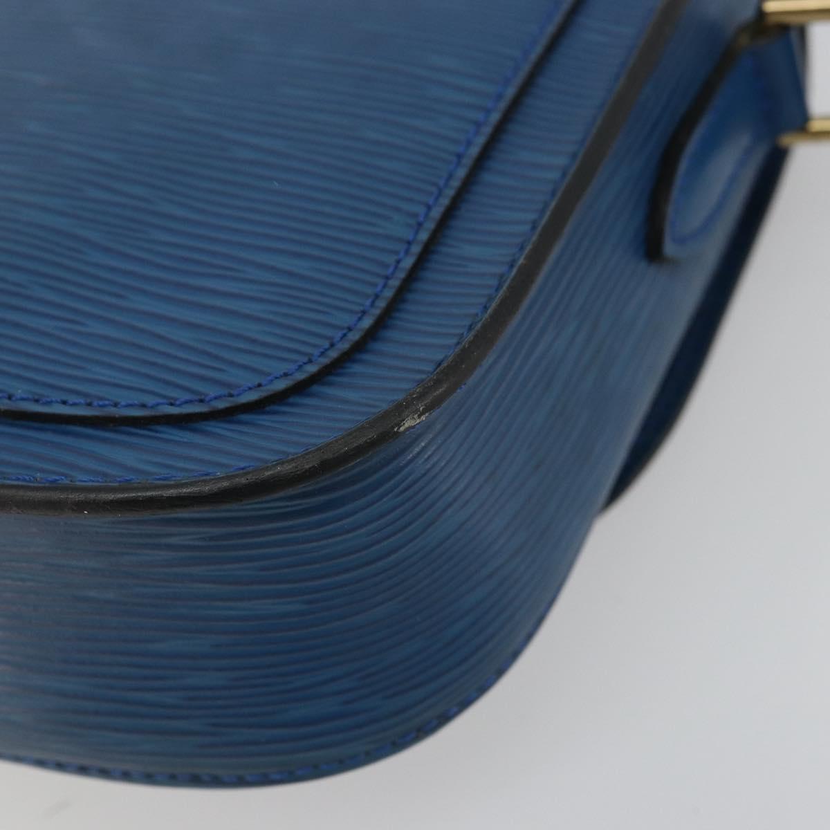 LOUIS VUITTON Epi Saint Cloud PM Shoulder Bag Blue M52195 LV Auth BA12068A
