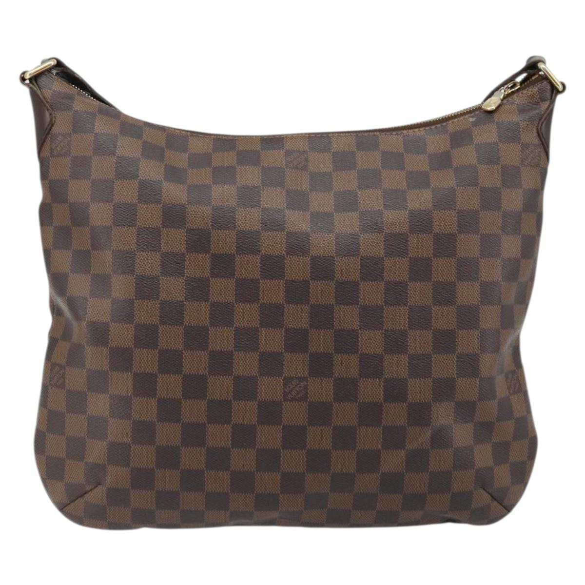 LOUIS VUITTON Damier Ebene Bloomsbury GM Shoulder Bag N42250 LV Auth BA12087