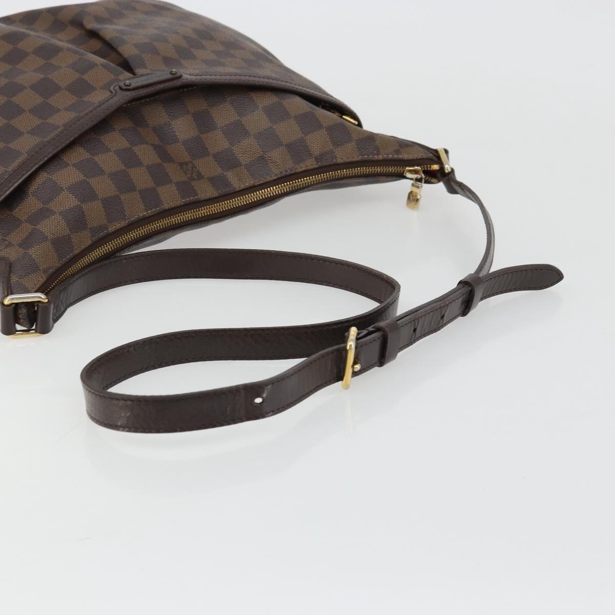 LOUIS VUITTON Damier Ebene Bloomsbury GM Shoulder Bag N42250 LV Auth BA12087
