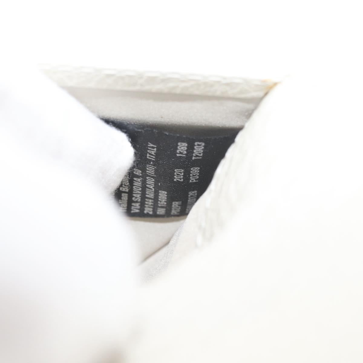 Maison Margiela Card Key Case Leather White Auth BA12102A