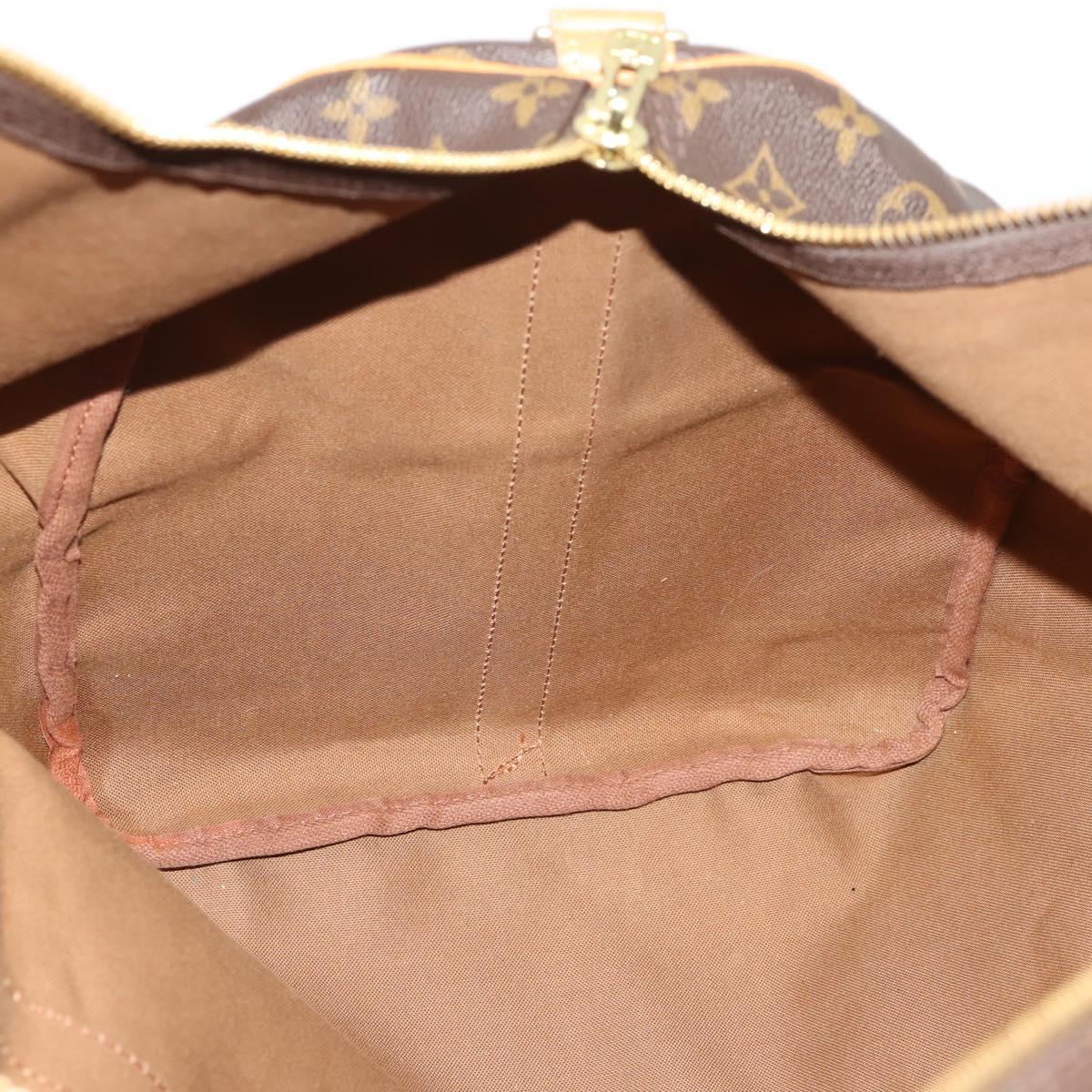 LOUIS VUITTON Monogram Keepall Bandouliere 60 Boston Bag M41412 LV Auth BA12107