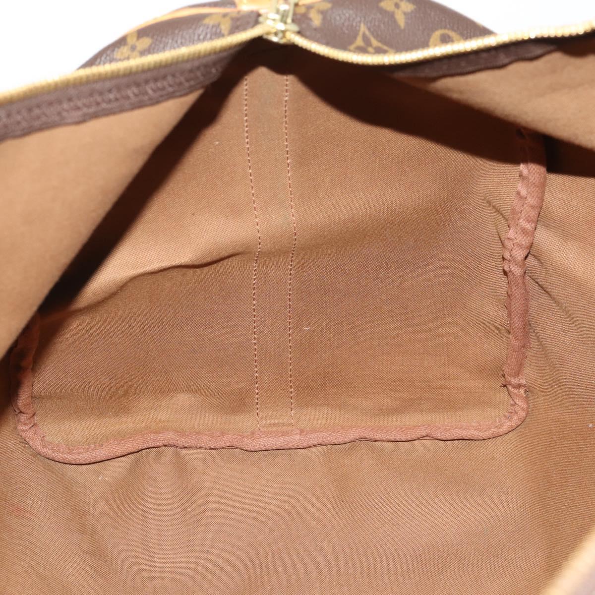 LOUIS VUITTON Monogram Keepall Bandouliere 60 Boston Bag M41412 LV Auth BA12107