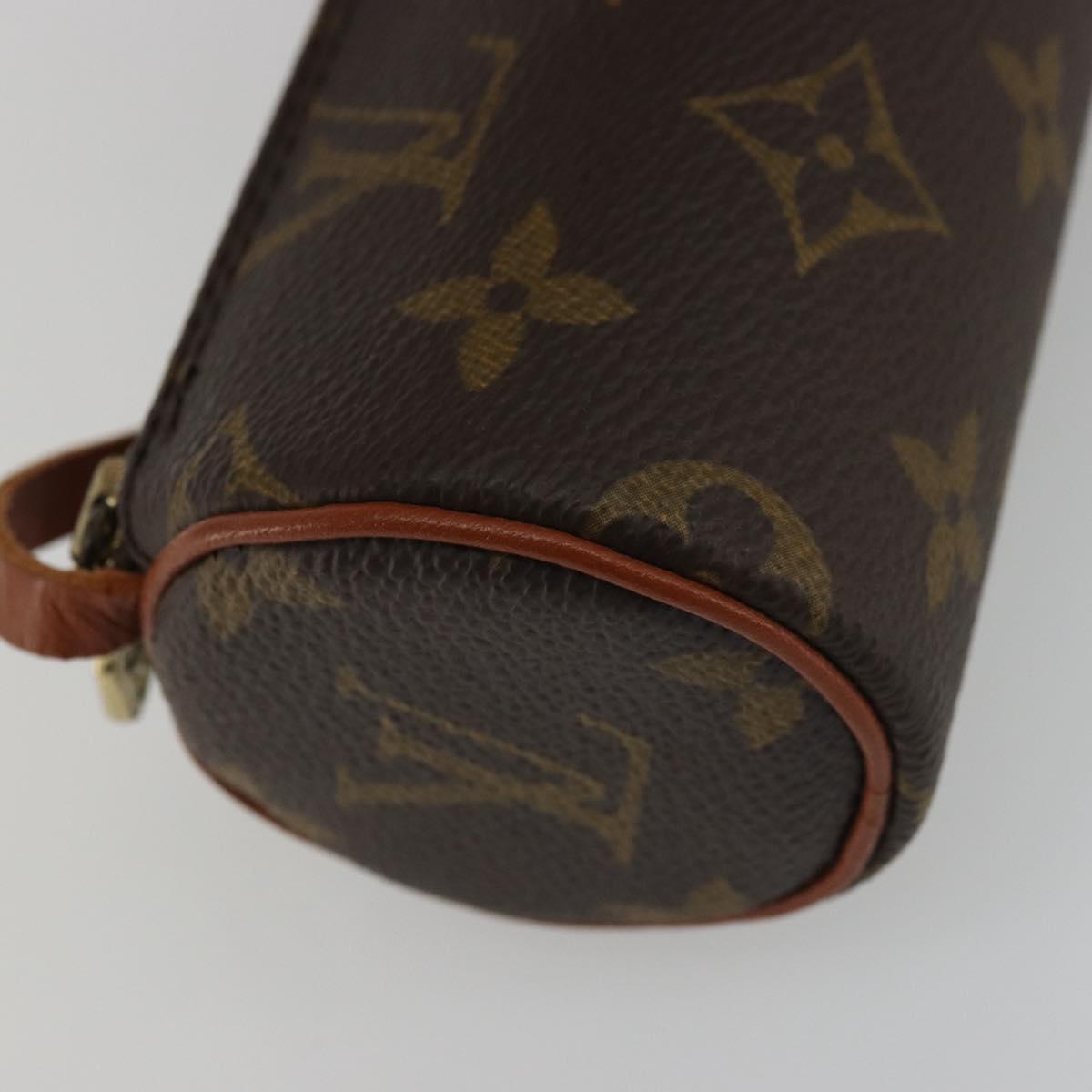 LOUIS VUITTON Monogram Papillon Pouch LV Auth BA12116