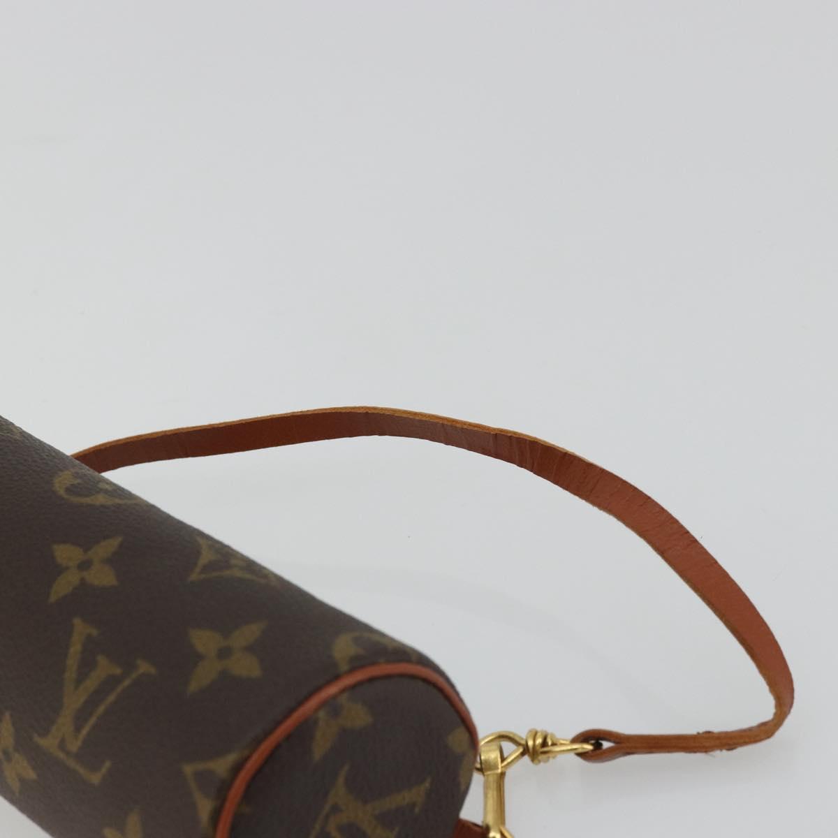 LOUIS VUITTON Monogram Papillon Pouch LV Auth BA12116