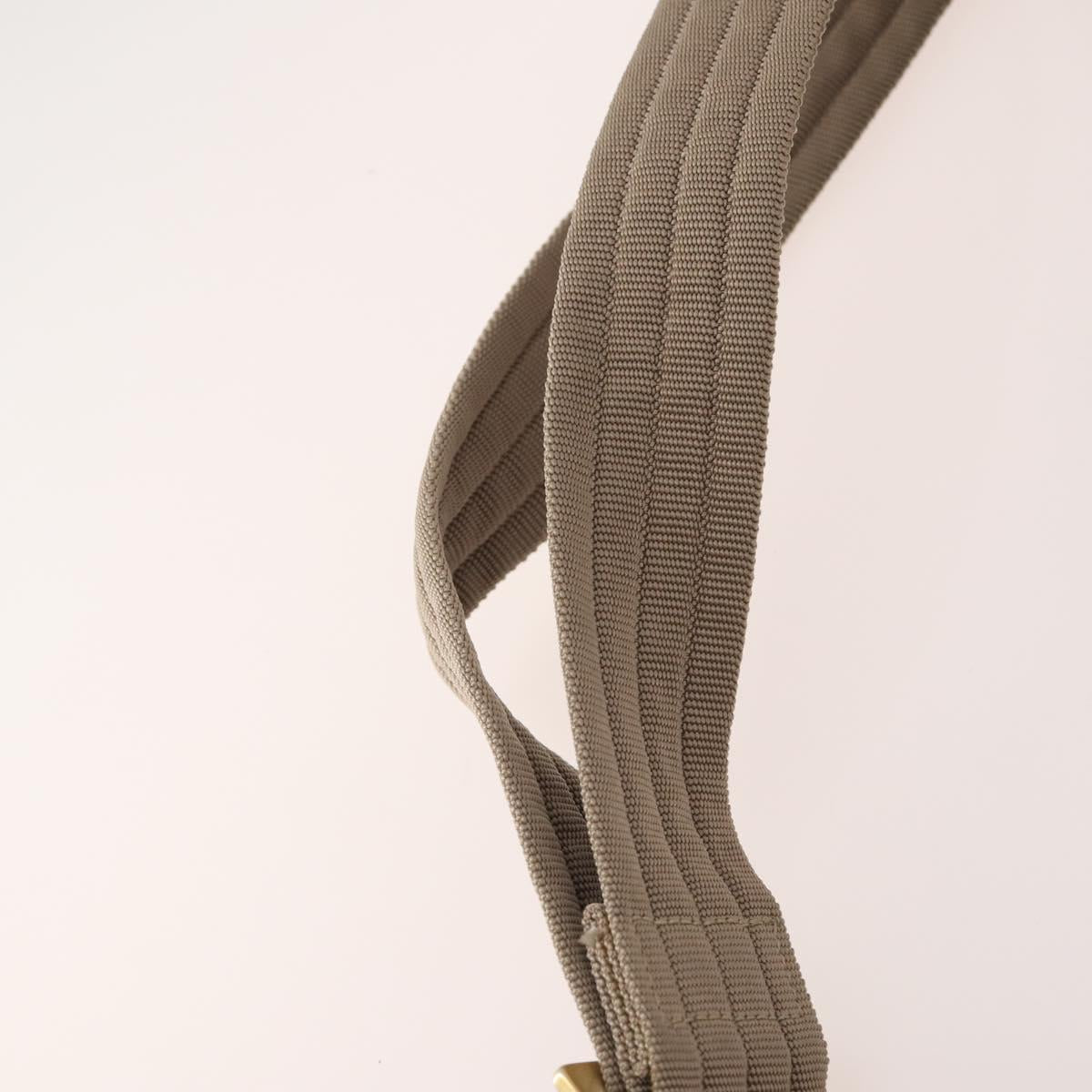 Salvatore Ferragamo Tote Bag Canvas 2way Beige Gold Auth BA12135