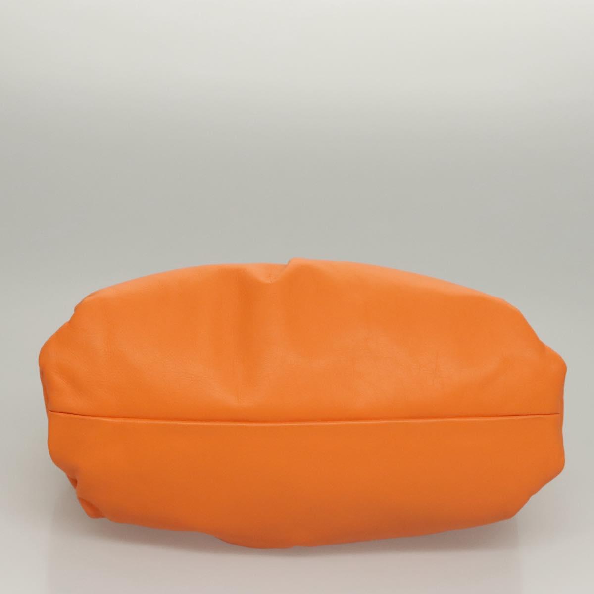 BOTTEGA VENETA Shoulder Bag Leather Orange Auth BA1216AM