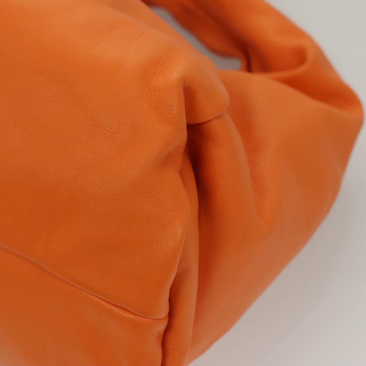 BOTTEGA VENETA Shoulder Bag Leather Orange Auth BA1216AM