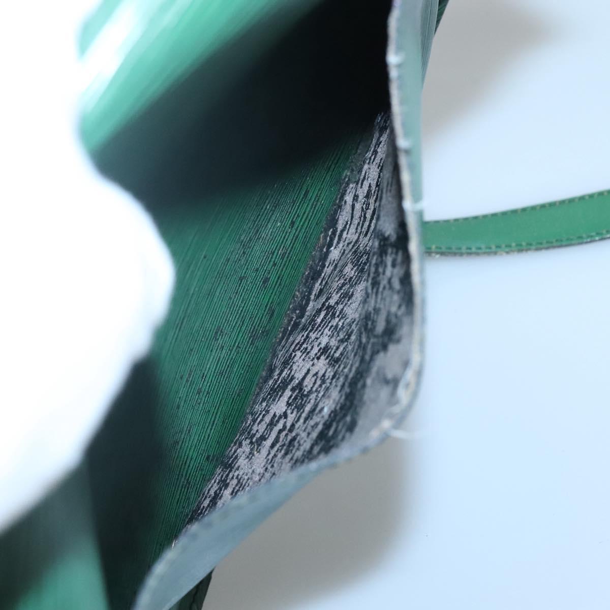 LOUIS VUITTON Epi Saint Cloud GM Shoulder Bag Green M52194 LV Auth BA1218