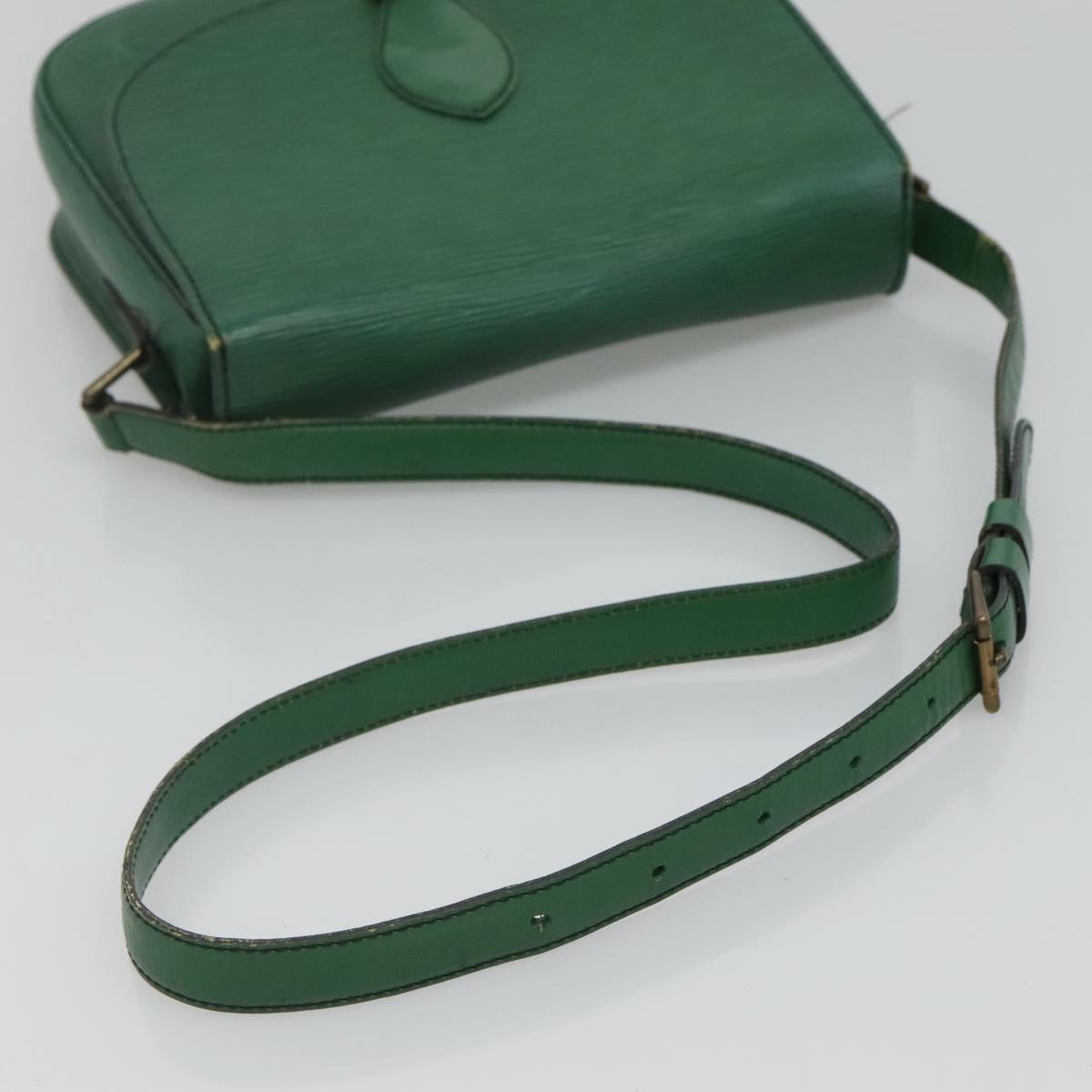 LOUIS VUITTON Epi Saint Cloud GM Shoulder Bag Green M52194 LV Auth BA1218