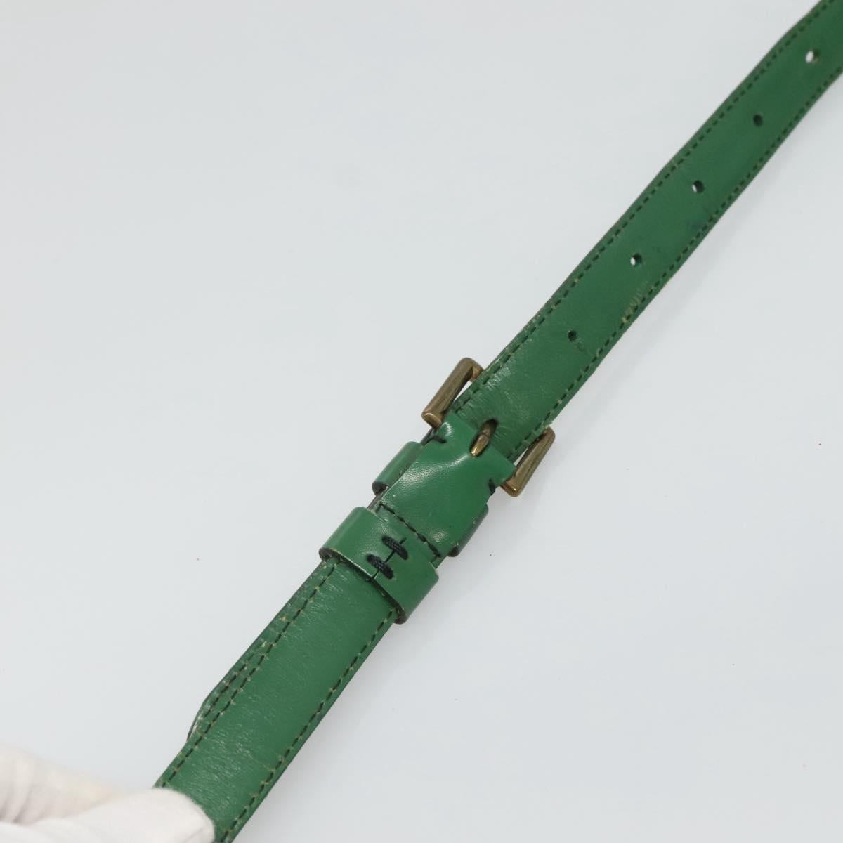 LOUIS VUITTON Epi Saint Cloud GM Shoulder Bag Green M52194 LV Auth BA1218