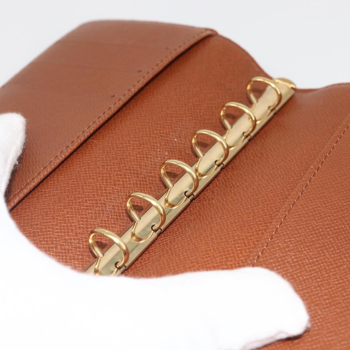 LOUIS VUITTON Monogram Agenda PM Day Planner Cover R20005 LV Auth BA12184A
