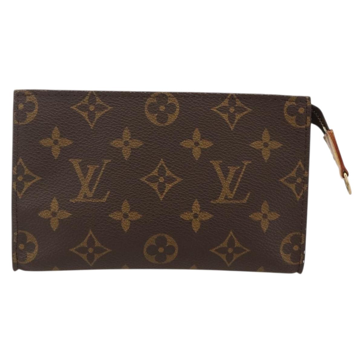 LOUIS VUITTON Monogram Bucket PM Accessory Pouch LV Auth BA12185