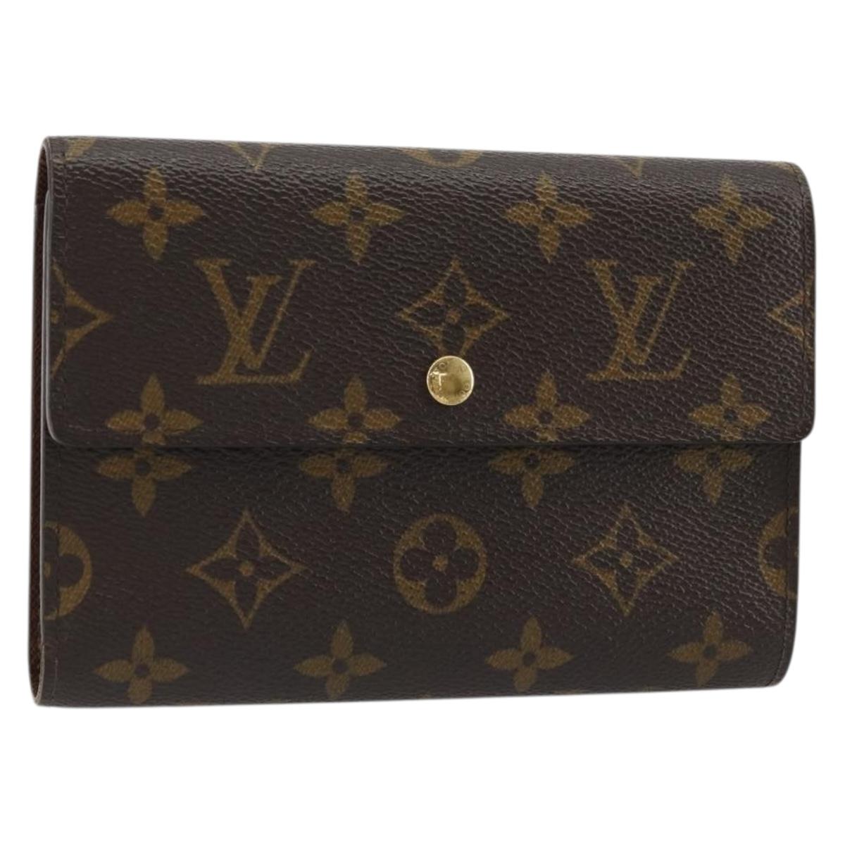 LOUIS VUITTON Monogram Portefeuille Alexandra Wallet M60047 LV Auth BA12186A