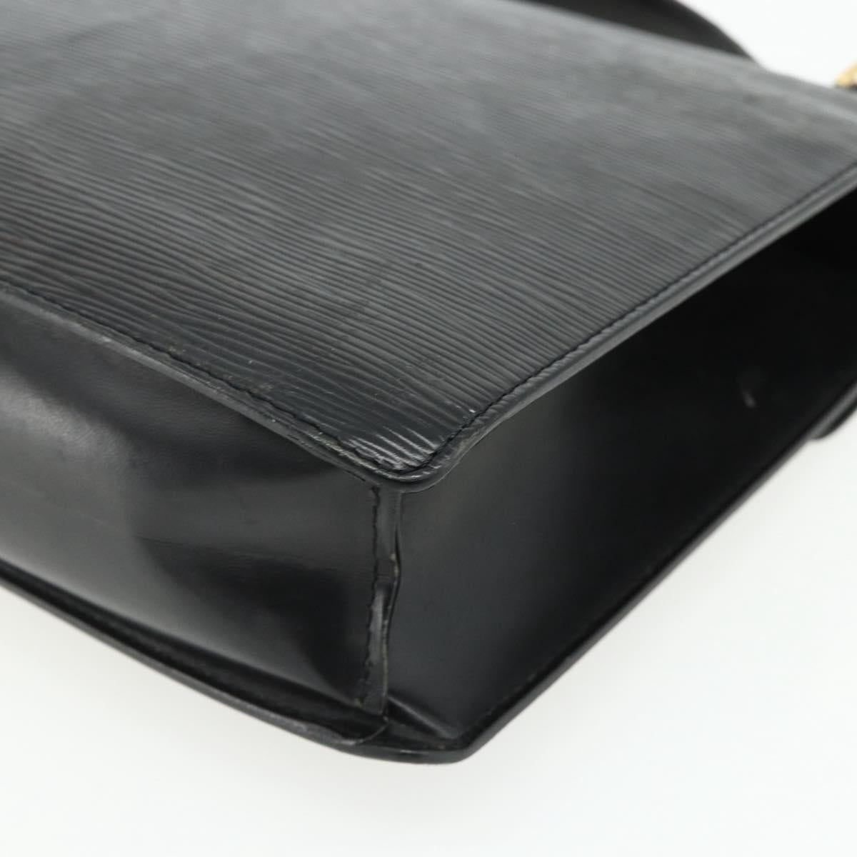 LOUIS VUITTON Epi Monceau 28 Hand Bag Black M52122 LV Auth BA12216