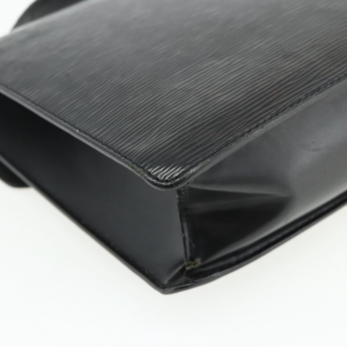 LOUIS VUITTON Epi Monceau 28 Hand Bag Black M52122 LV Auth BA12216
