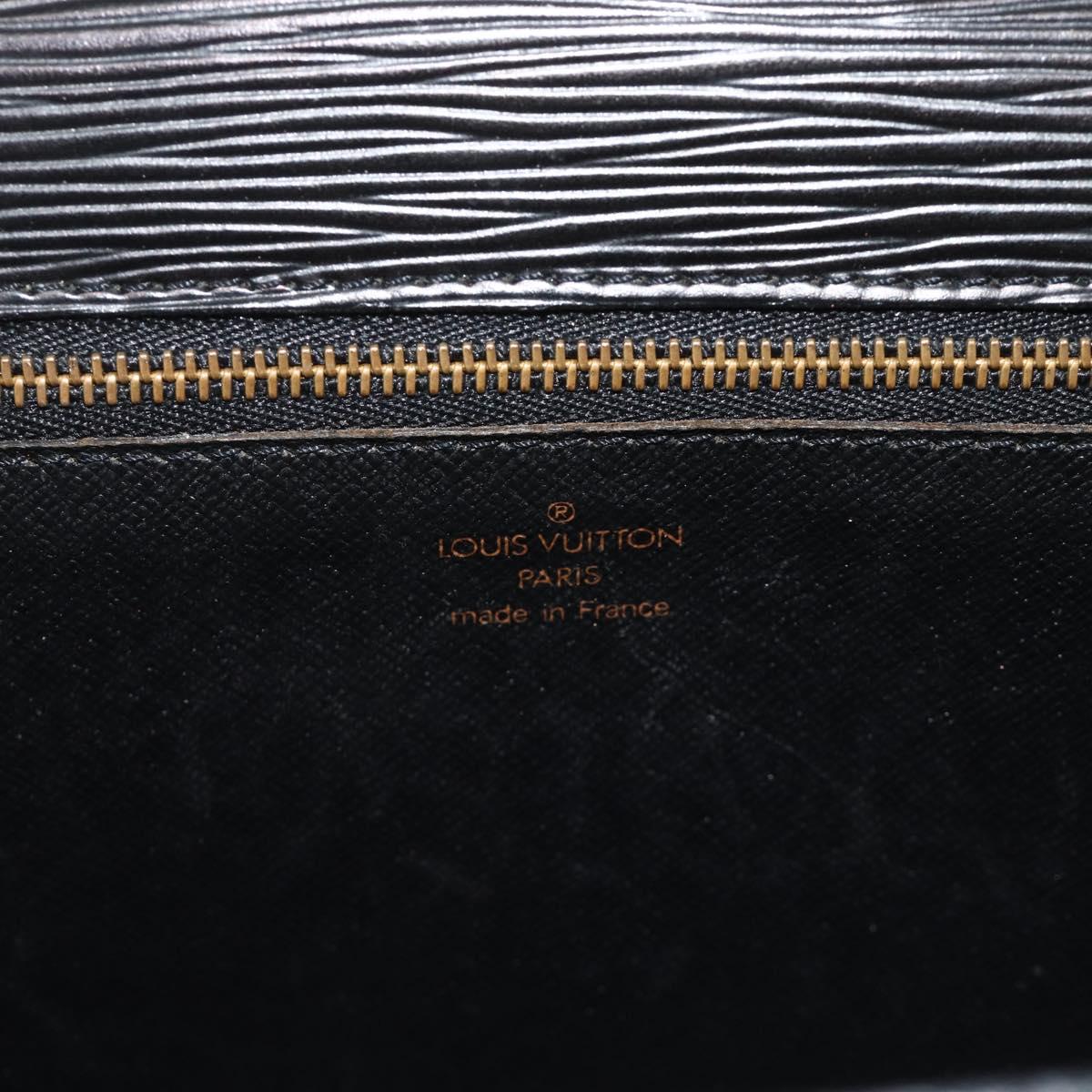 LOUIS VUITTON Epi Monceau 28 Hand Bag Black M52122 LV Auth BA12216