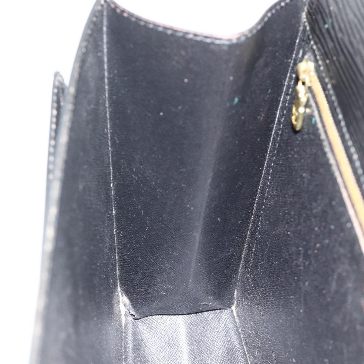 LOUIS VUITTON Epi Monceau 28 Hand Bag Black M52122 LV Auth BA12216