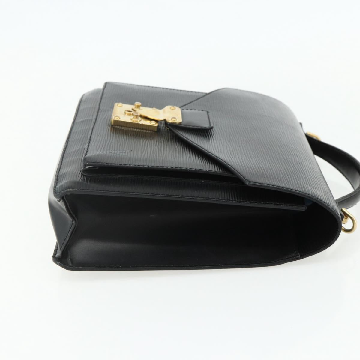 LOUIS VUITTON Epi Monceau 28 Hand Bag Black M52122 LV Auth BA12216