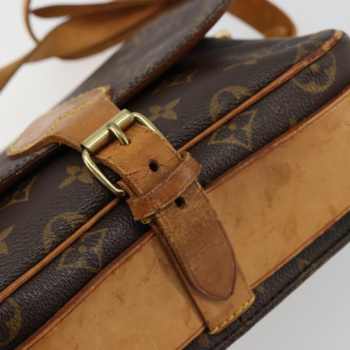 LOUIS VUITTON Monogram Cartouchiere MM Shoulder Bag M51253 LV Auth BA12218