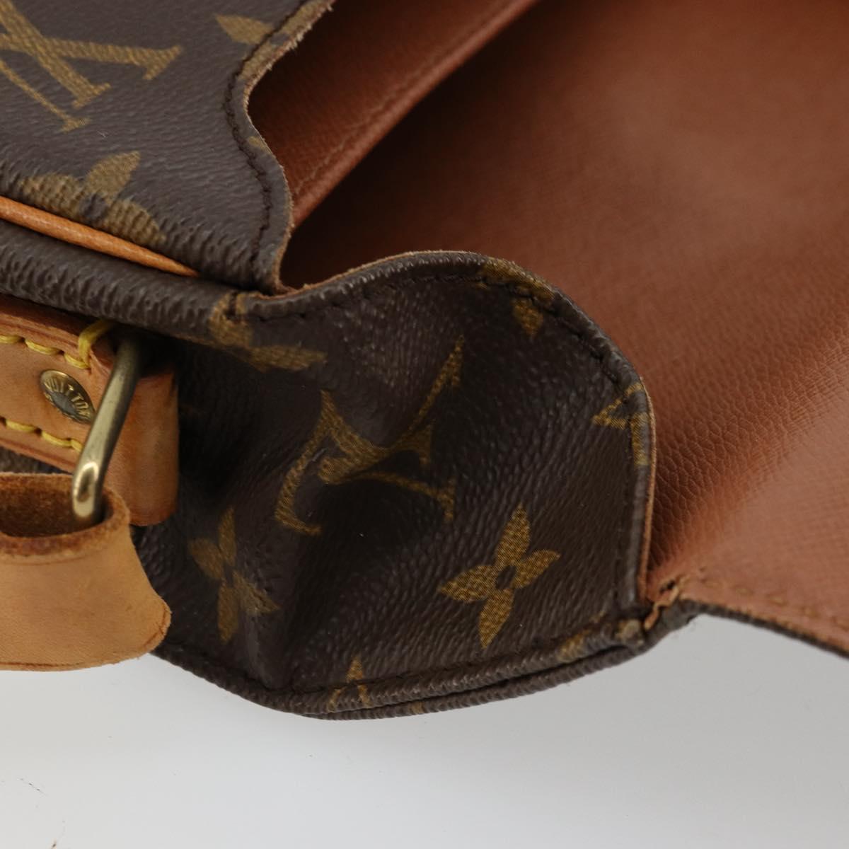 LOUIS VUITTON Monogram Cartouchiere MM Shoulder Bag M51253 LV Auth BA12218