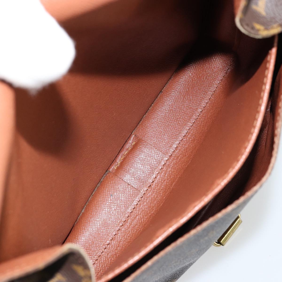 LOUIS VUITTON Monogram Cartouchiere MM Shoulder Bag M51253 LV Auth BA12218