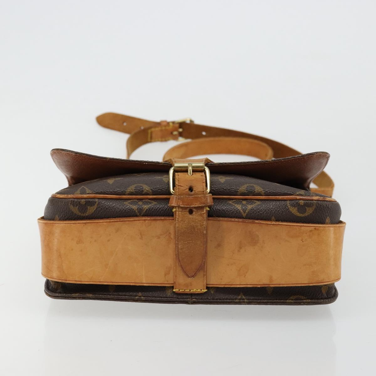 LOUIS VUITTON Monogram Cartouchiere MM Shoulder Bag M51253 LV Auth BA12218