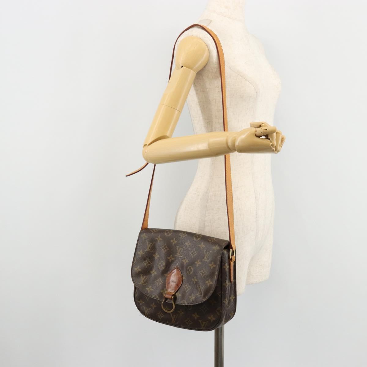 LOUIS VUITTON Monogram Saint Cloud GM Shoulder Bag M51242 LV Auth BA12220