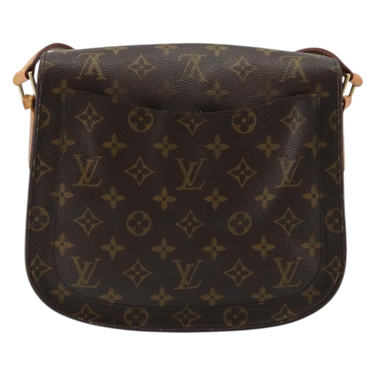 LOUIS VUITTON Monogram Saint Cloud GM Shoulder Bag M51242 LV Auth BA12220