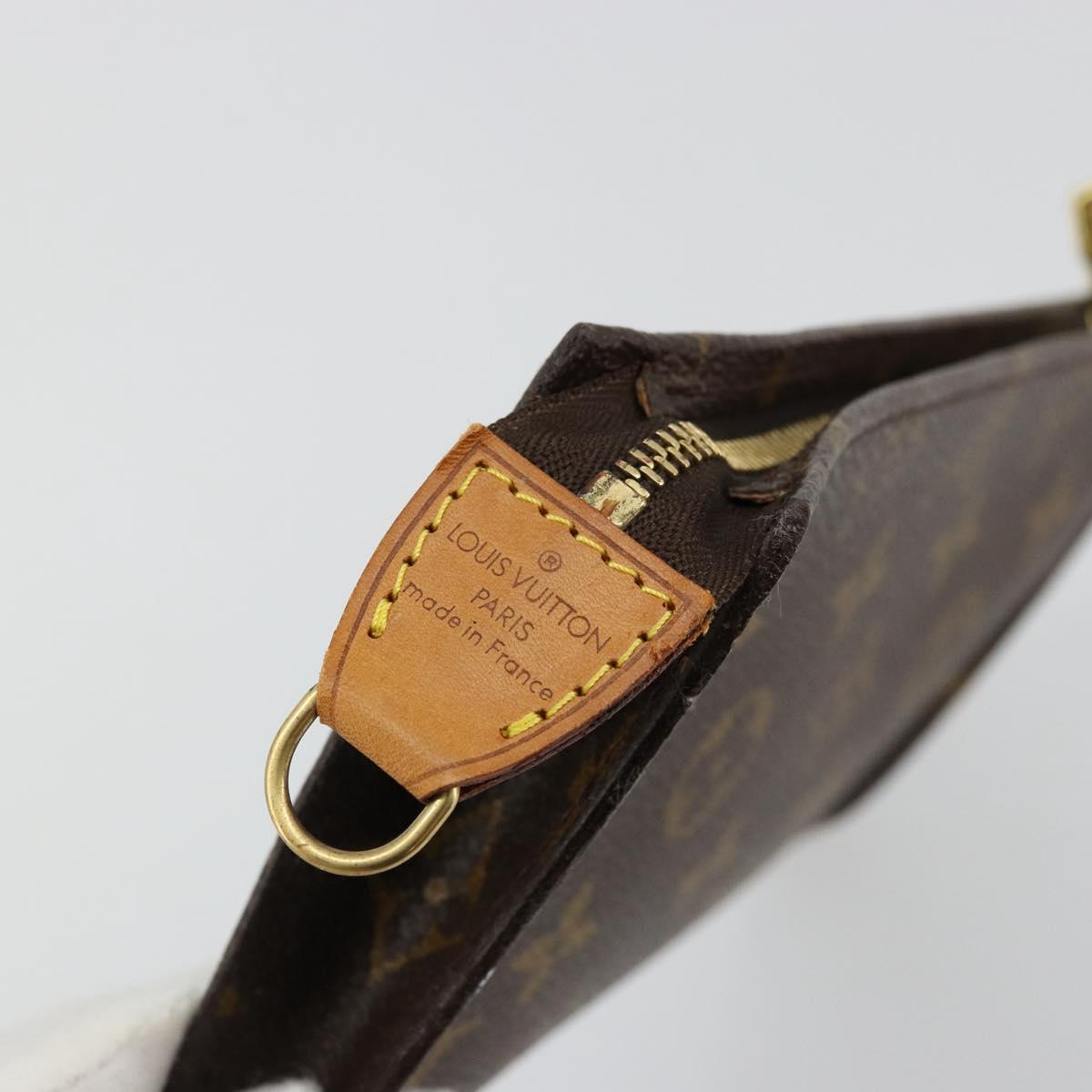 LOUIS VUITTON Monogram Bucket GM Accessory Pouch LV Auth BA12224