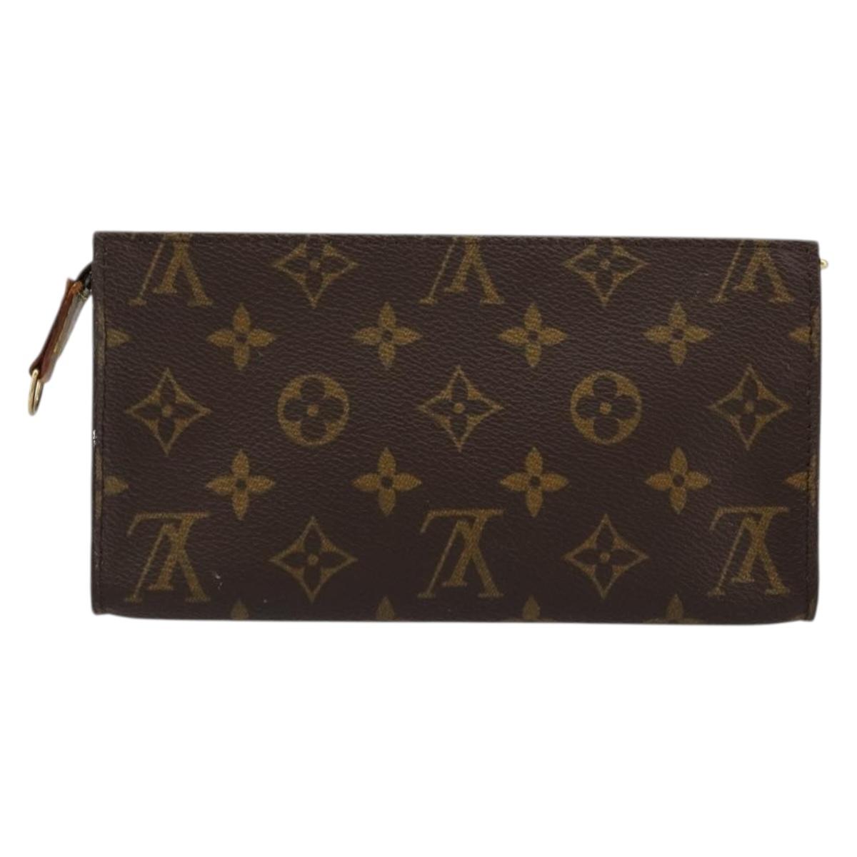 LOUIS VUITTON Monogram Bucket GM Accessory Pouch LV Auth BA12224
