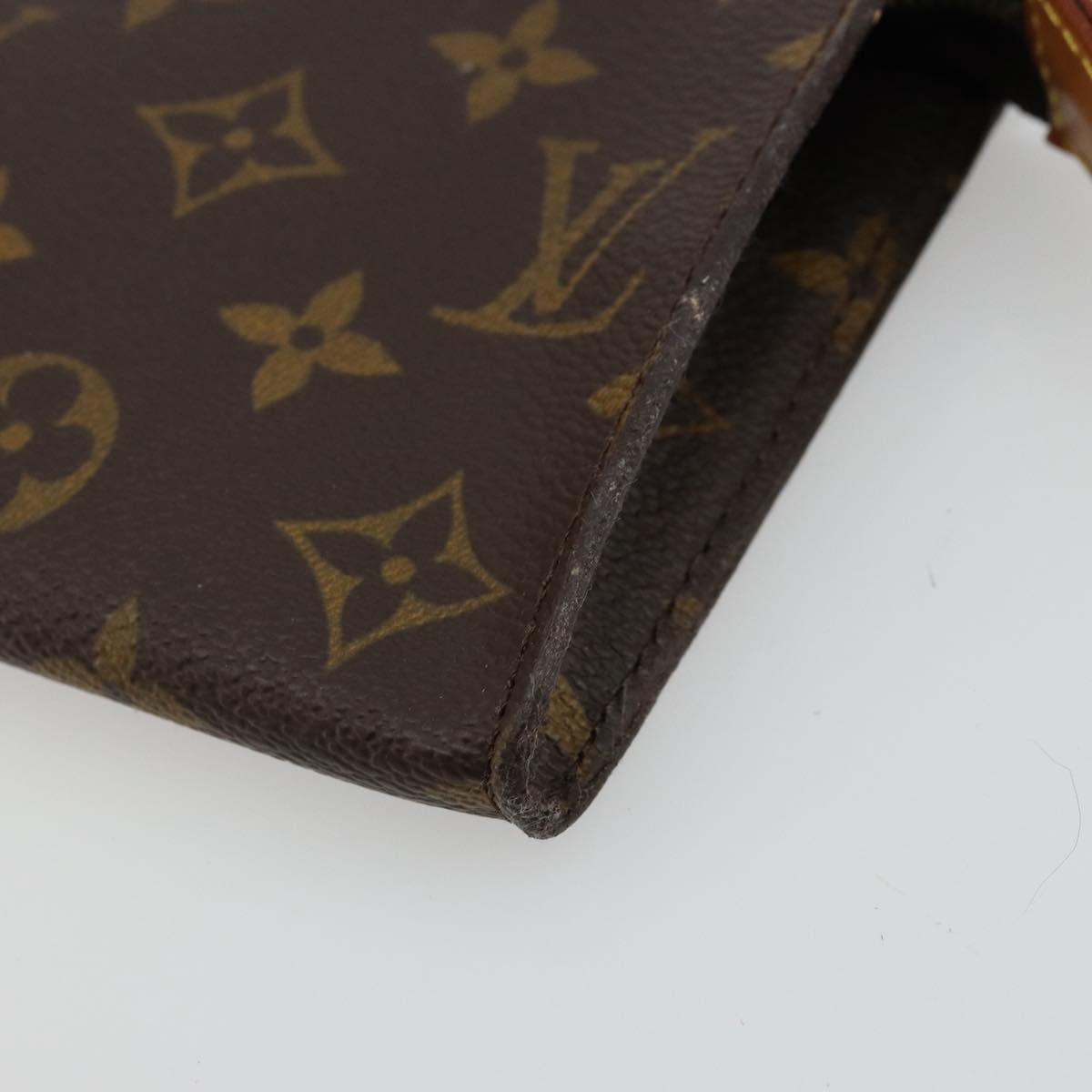 LOUIS VUITTON Monogram Bucket GM Accessory Pouch LV Auth BA12224