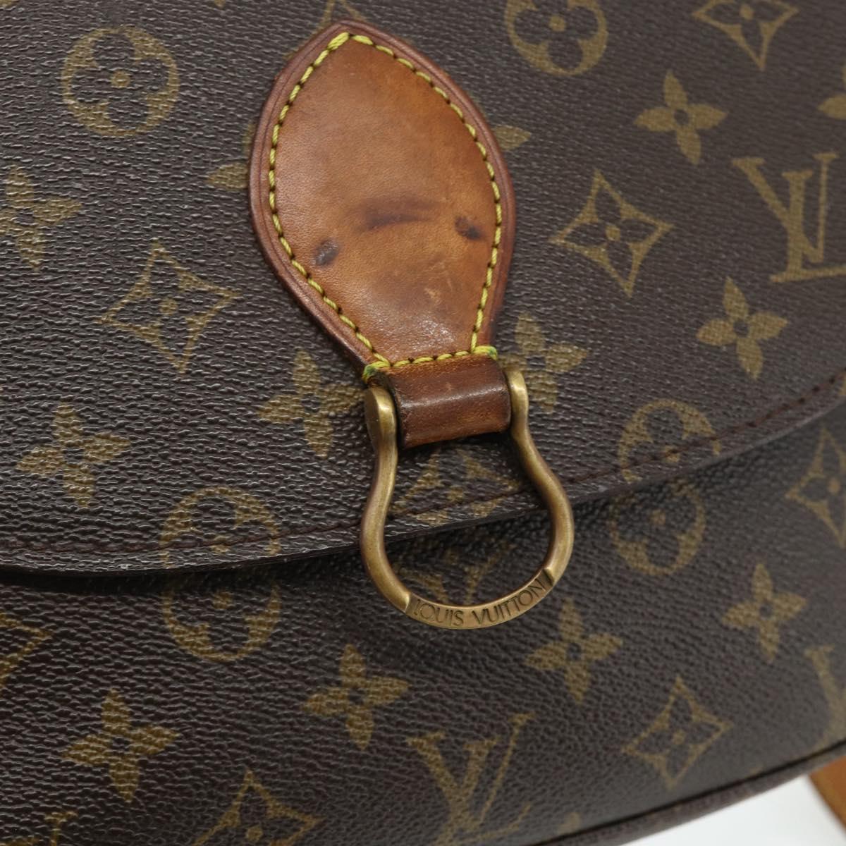 LOUIS VUITTON Monogram Saint Cloud GM Shoulder Bag M51242 LV Auth BA12226