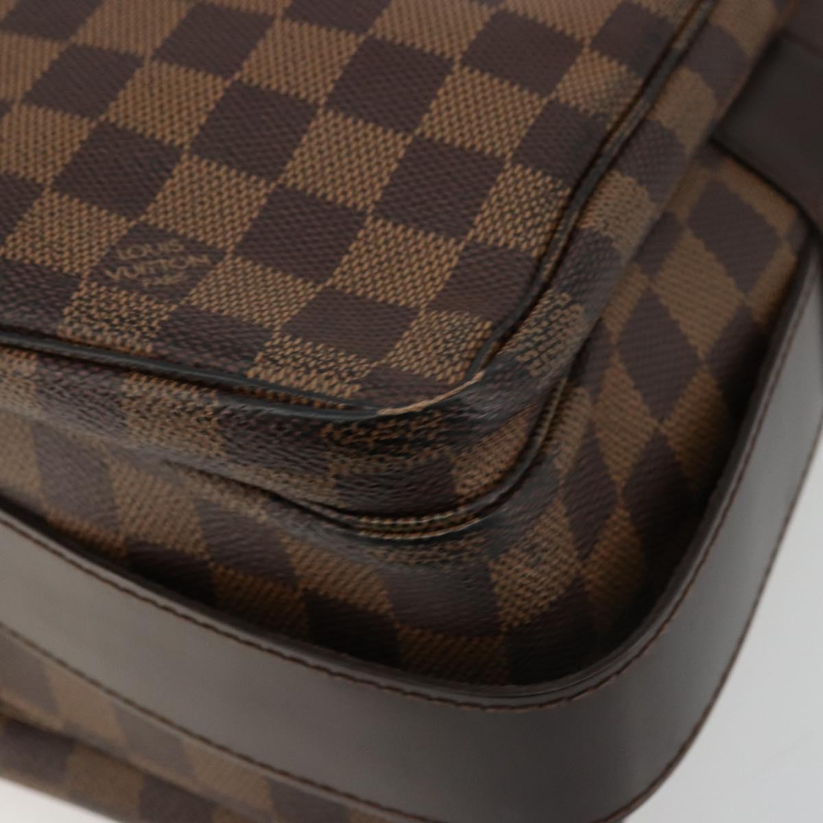 LOUIS VUITTON Damier Ebene Naviglio Shoulder Bag N45255 LV Auth BA12240