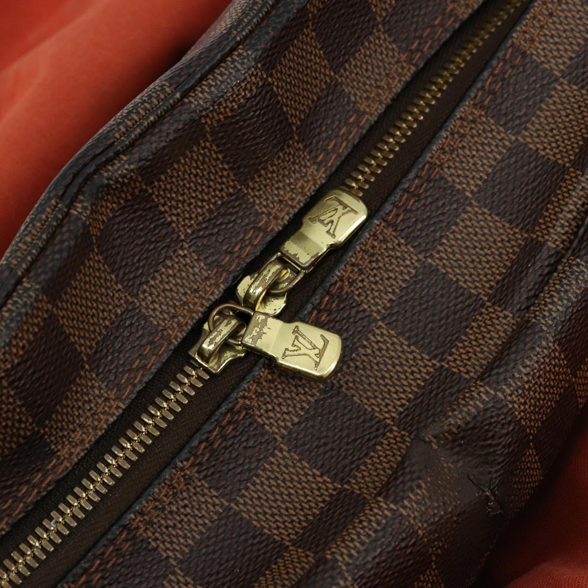 LOUIS VUITTON Damier Ebene Naviglio Shoulder Bag N45255 LV Auth BA12240