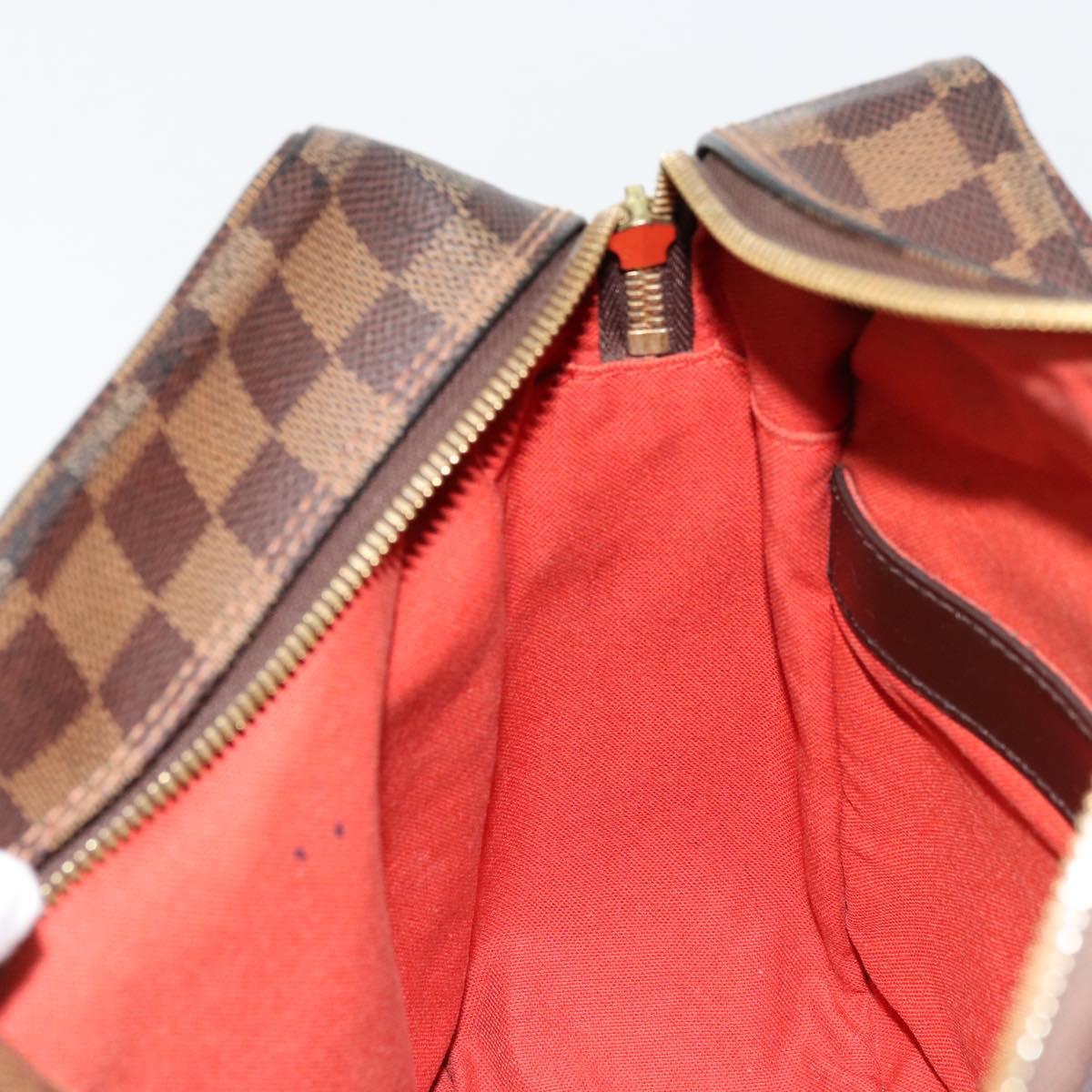 LOUIS VUITTON Damier Ebene Naviglio Shoulder Bag N45255 LV Auth BA12240
