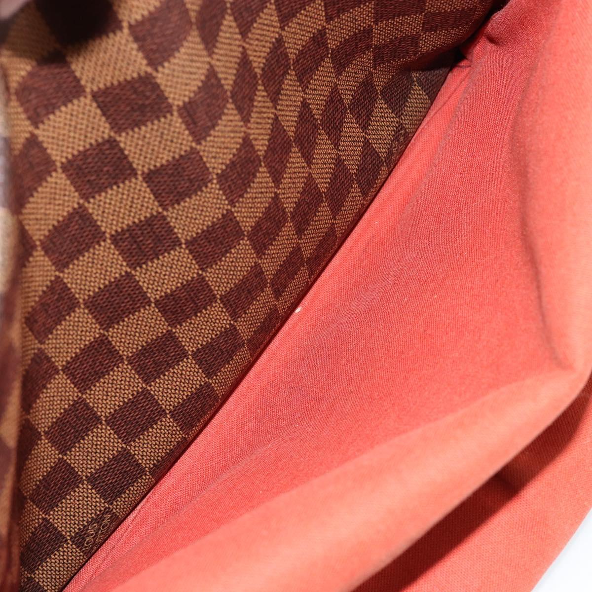 LOUIS VUITTON Damier Ebene Naviglio Shoulder Bag N45255 LV Auth BA12240