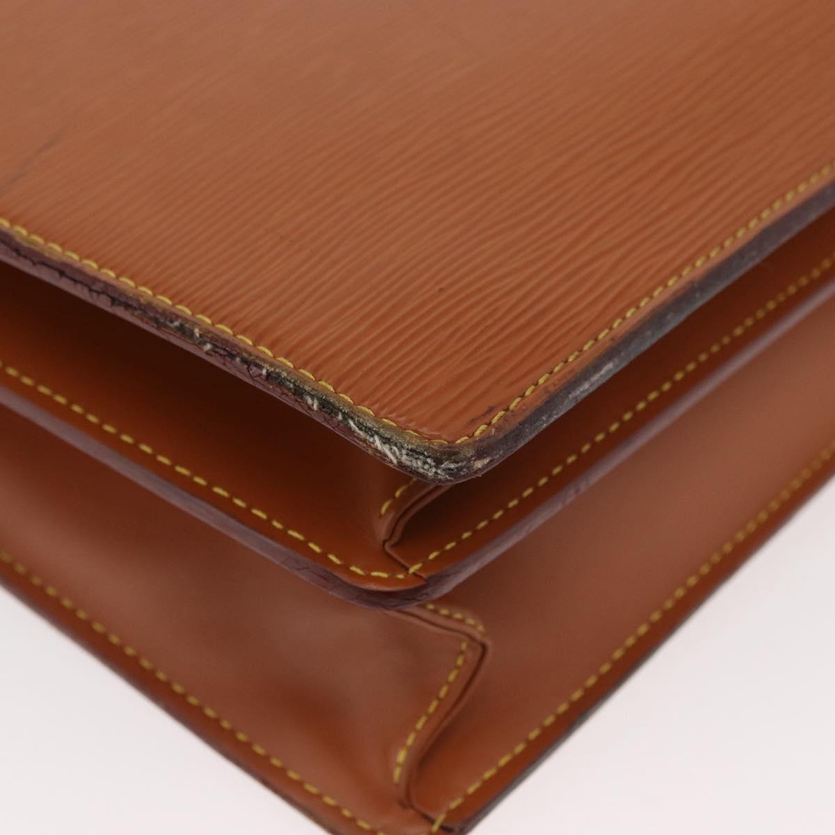 LOUIS VUITTON Epi Serviette Conseiller Briefcase Zipangu M54428 Auth BA12244