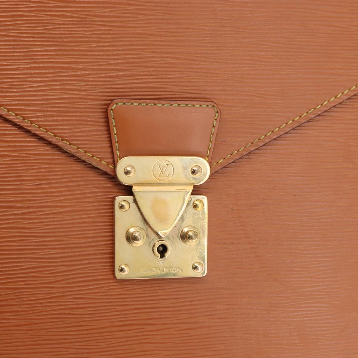 LOUIS VUITTON Epi Serviette Conseiller Briefcase Zipangu M54428 Auth BA12244
